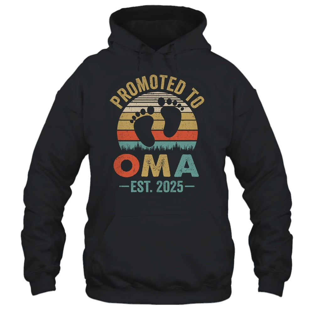 Promoted To Oma Est 2025 Mothers Day Vintage Shirt & Tank Top | teecentury