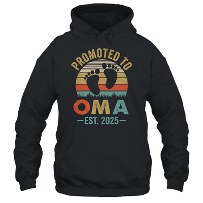 Promoted To Oma Est 2025 Mothers Day Vintage Shirt & Tank Top | teecentury
