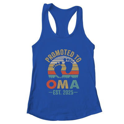 Promoted To Oma Est 2025 Mothers Day Vintage Shirt & Tank Top | teecentury
