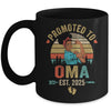 Promoted To Oma Est 2025 Vintage First Time Oma Mug | teecentury