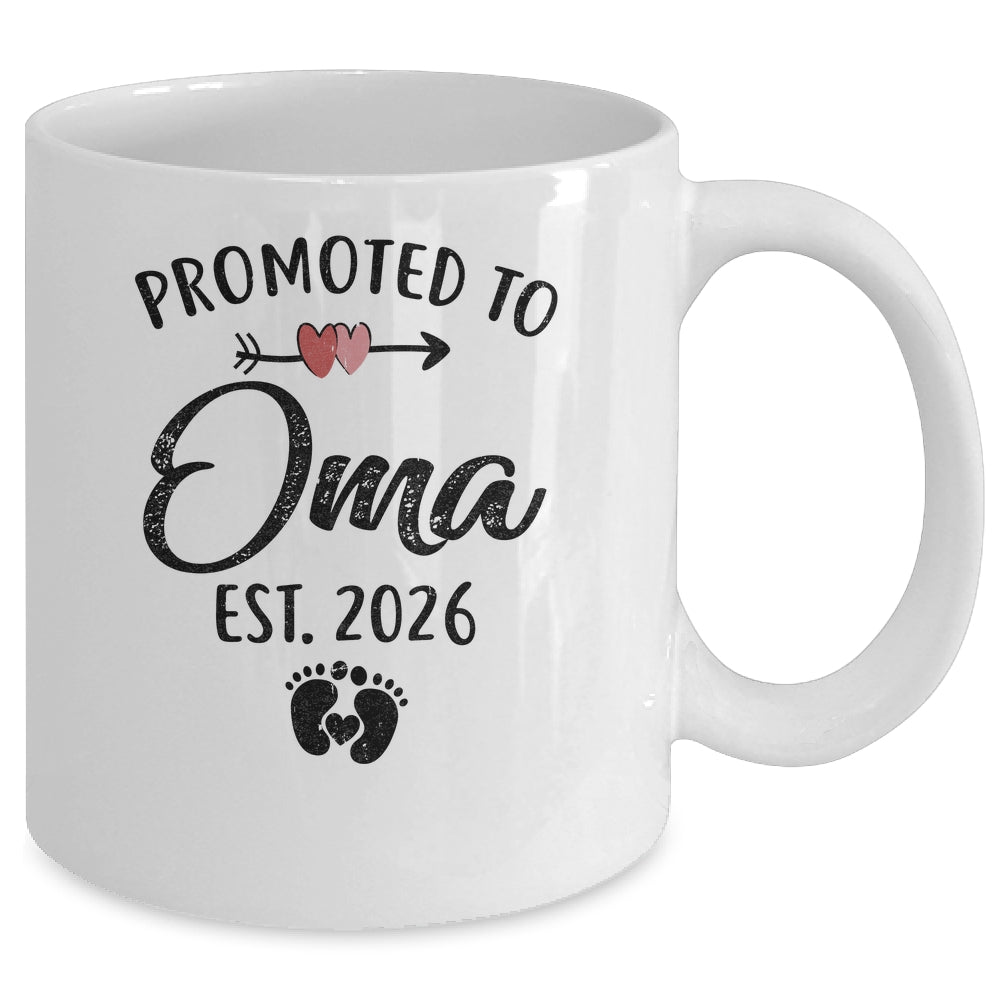 Promoted To Oma Est 2026 First Time Mothers Day Mug | teecentury