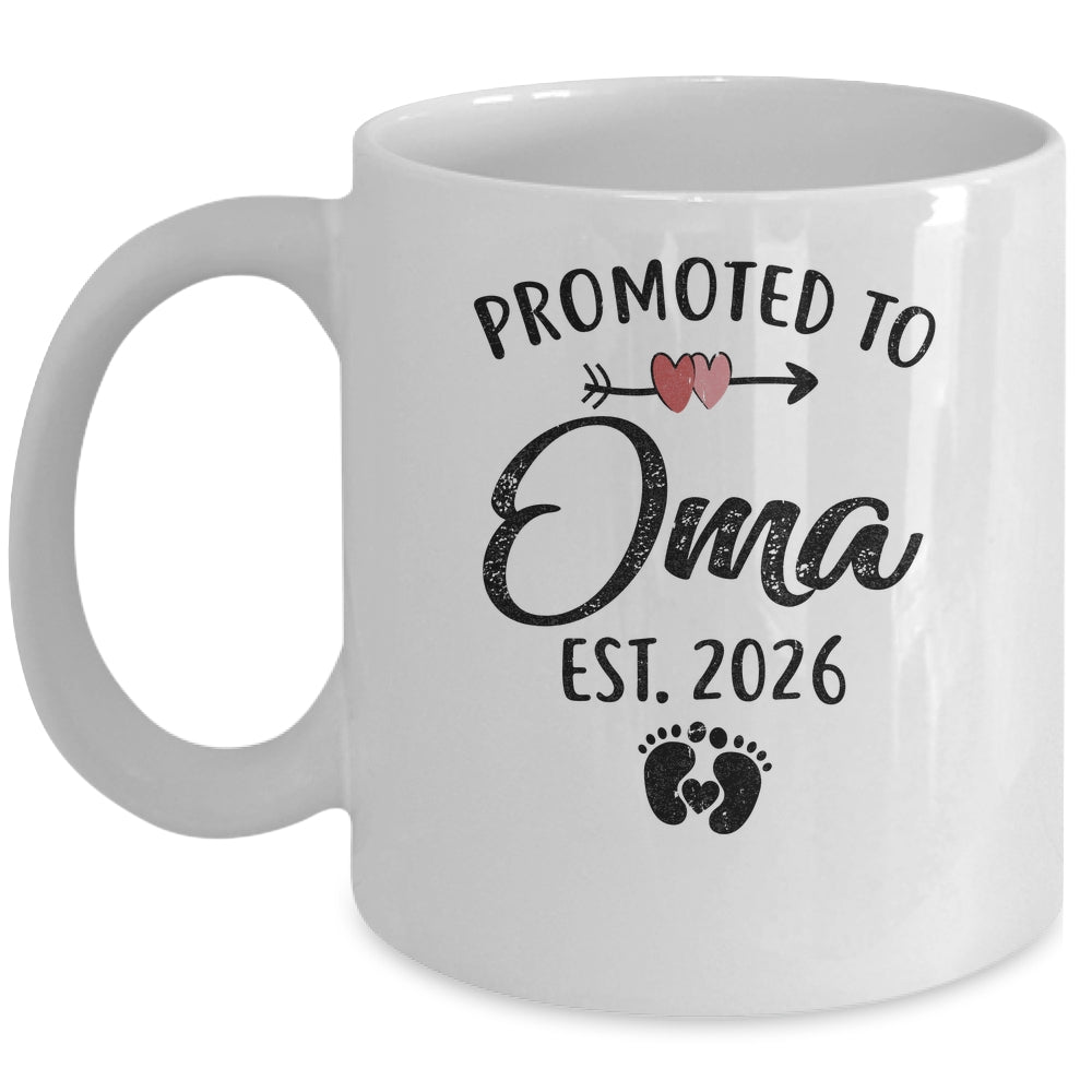Promoted To Oma Est 2026 First Time Mothers Day Mug | teecentury