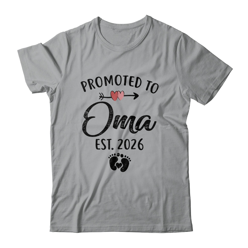 Promoted To Oma Est 2026 First Time Mothers Day Shirt & Hoodie | teecentury