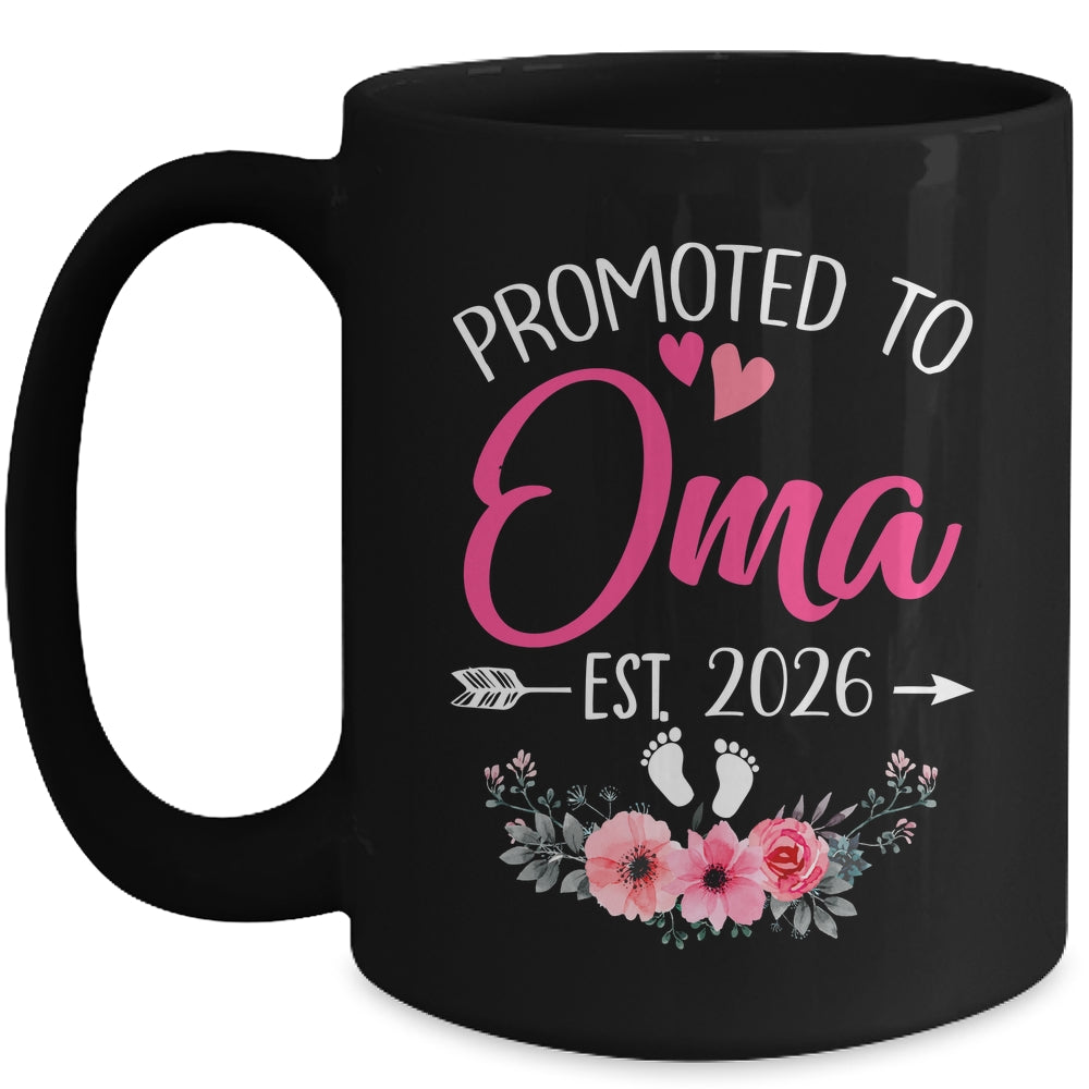 Promoted To Oma Est 2026 Mothers Day First Time Mug | teecentury