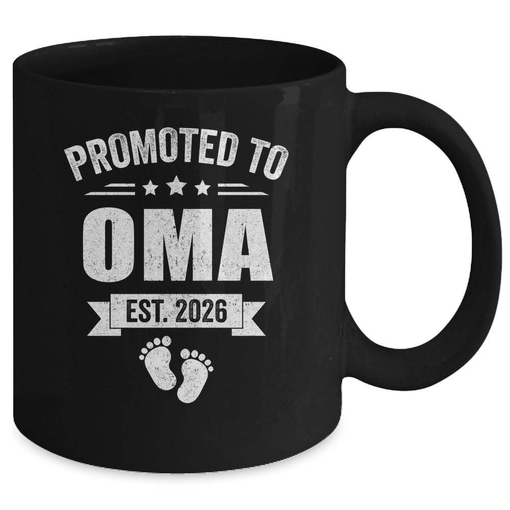 Promoted To Oma Est 2026 Mothers Day First Time New Oma Mug | teecentury