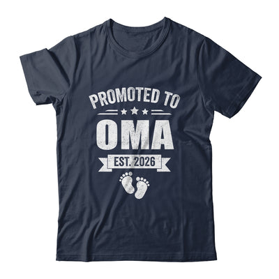 Promoted To Oma Est 2026 Mothers Day First Time New Oma Shirt & Hoodie | teecentury