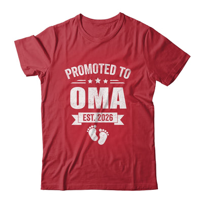 Promoted To Oma Est 2026 Mothers Day First Time New Oma Shirt & Hoodie | teecentury