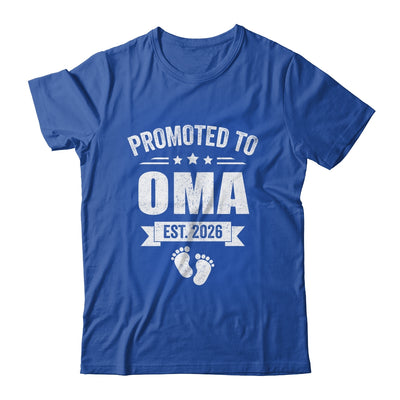 Promoted To Oma Est 2026 Mothers Day First Time New Oma Shirt & Hoodie | teecentury