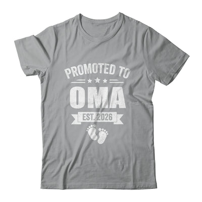 Promoted To Oma Est 2026 Mothers Day First Time New Oma Shirt & Hoodie | teecentury