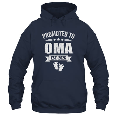 Promoted To Oma Est 2026 Mothers Day First Time New Oma Shirt & Hoodie | teecentury