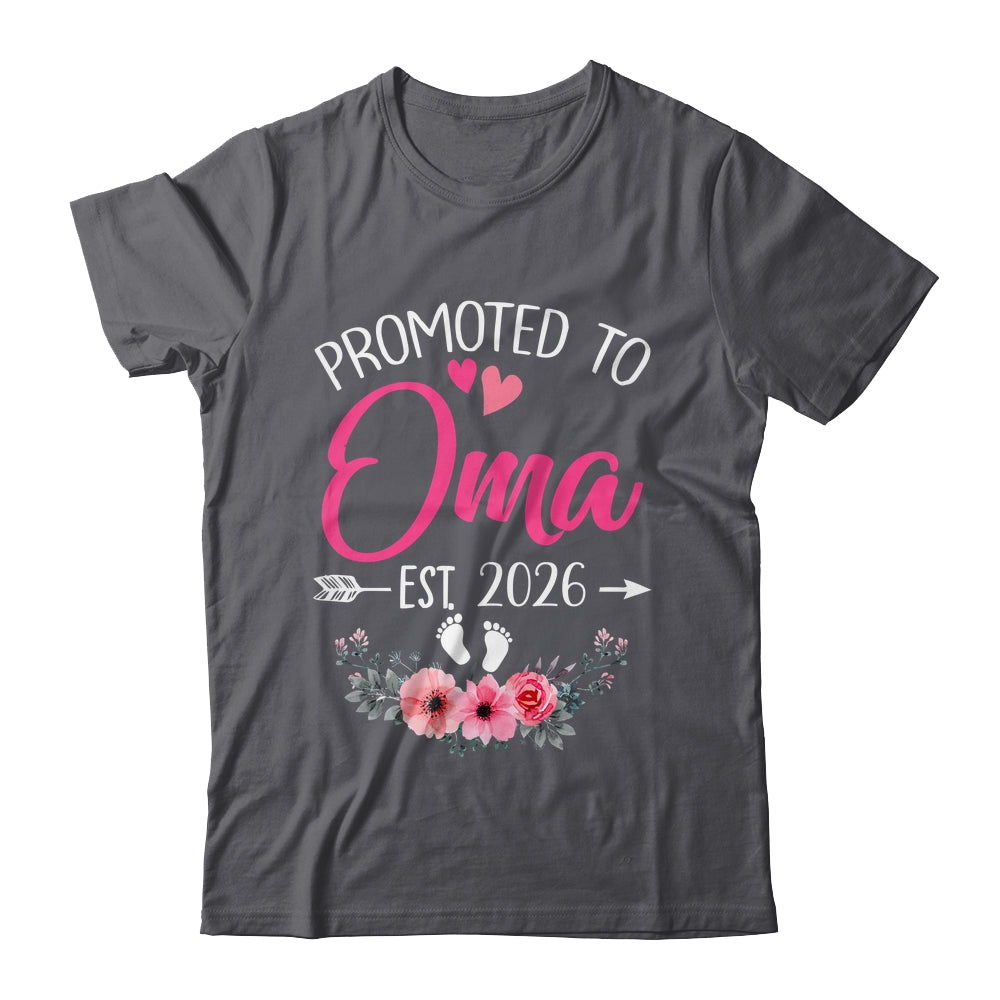 Promoted To Oma Est 2026 Mothers Day First Time Shirt & Tank Top | teecentury