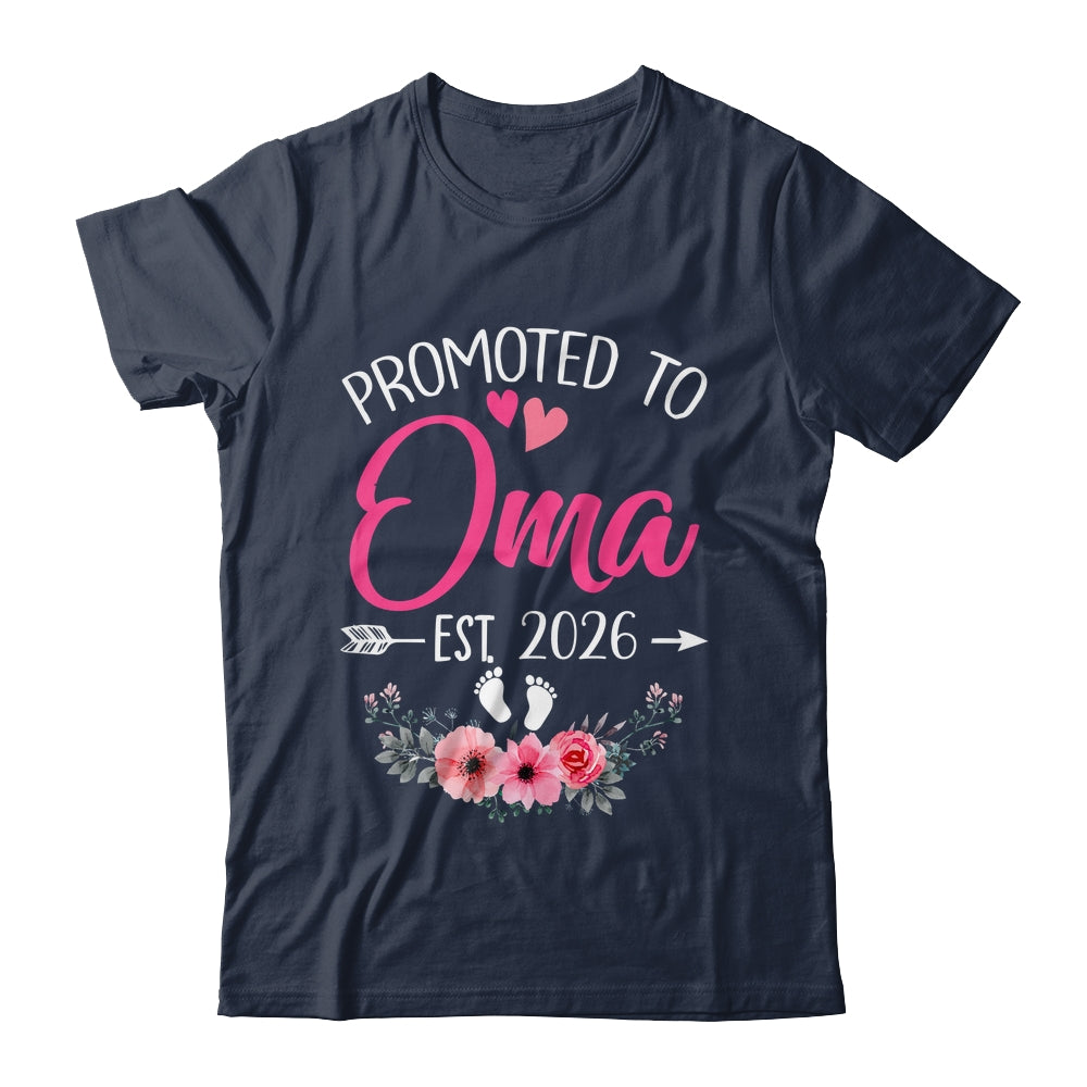 Promoted To Oma Est 2026 Mothers Day First Time Shirt & Tank Top | teecentury