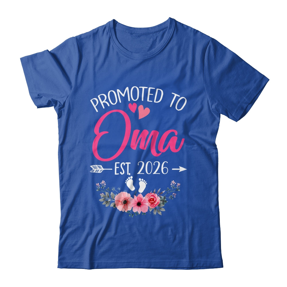 Promoted To Oma Est 2026 Mothers Day First Time Shirt & Tank Top | teecentury