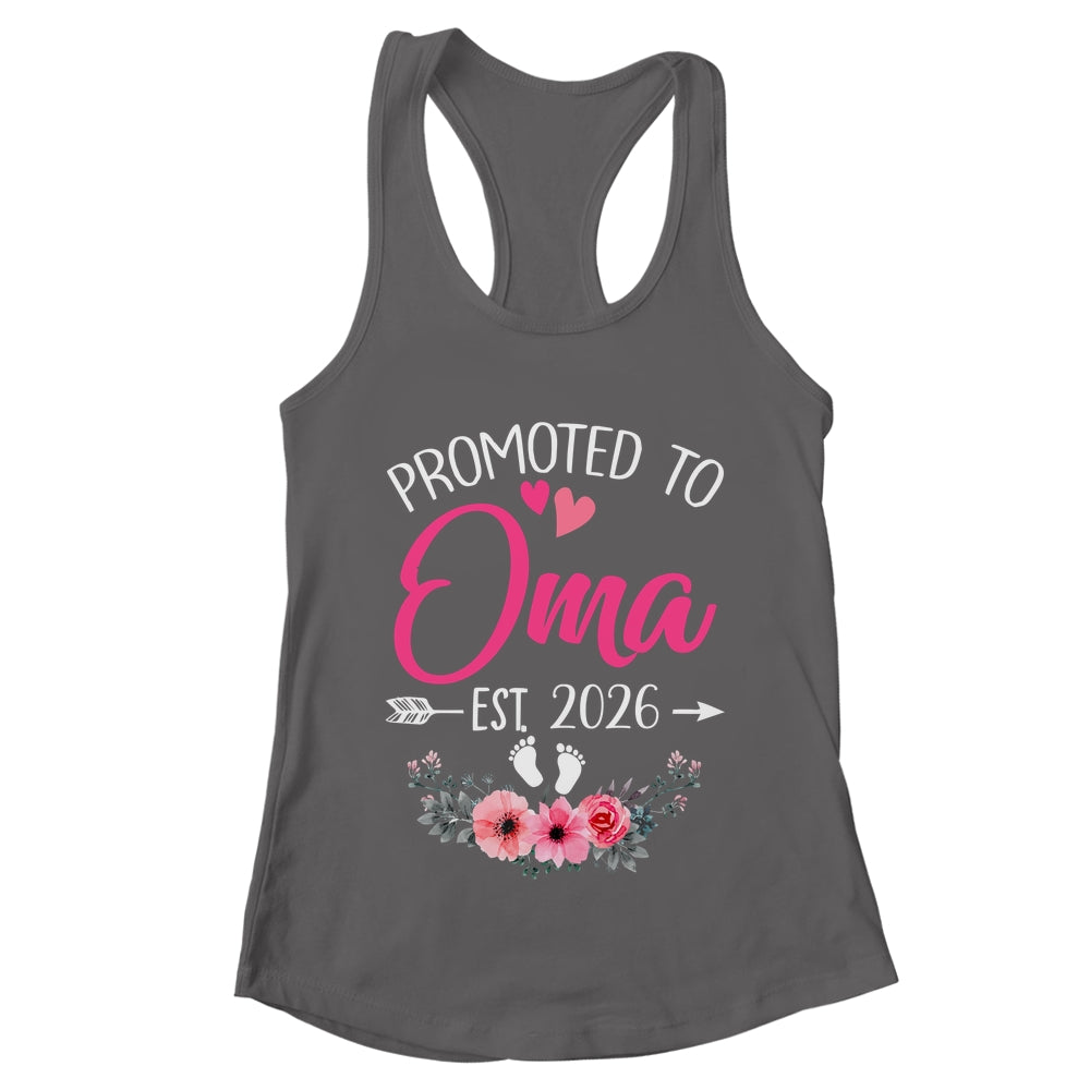 Promoted To Oma Est 2026 Mothers Day First Time Shirt & Tank Top | teecentury