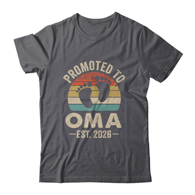 Promoted To Oma Est 2026 Mothers Day Vintage Shirt & Hoodie | teecentury