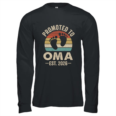 Promoted To Oma Est 2026 Mothers Day Vintage Shirt & Hoodie | teecentury