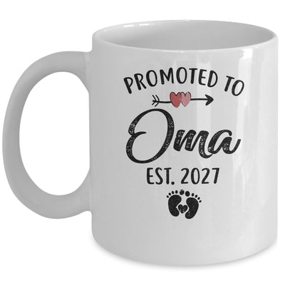 Promoted To Oma Est 2027 First Time Mothers Day Mug | teecentury