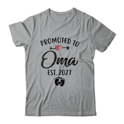 Promoted To Oma Est 2027 First Time Mothers Day Shirt & Hoodie | teecentury