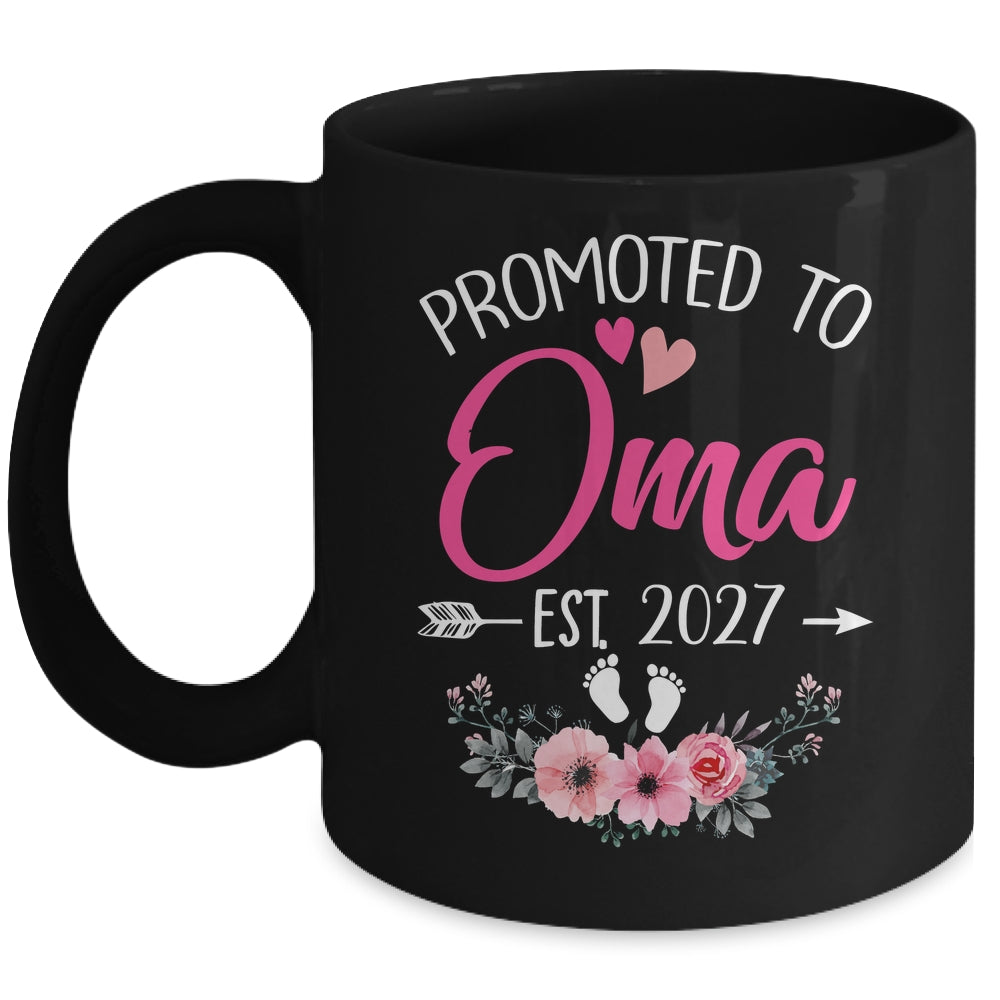Promoted To Oma Est 2027 Mothers Day First Time Mug | teecentury