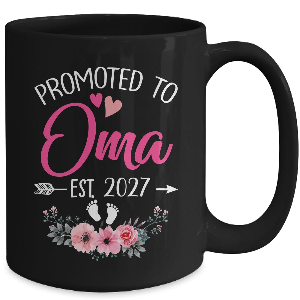 Promoted To Oma Est 2027 Mothers Day First Time Mug | teecentury