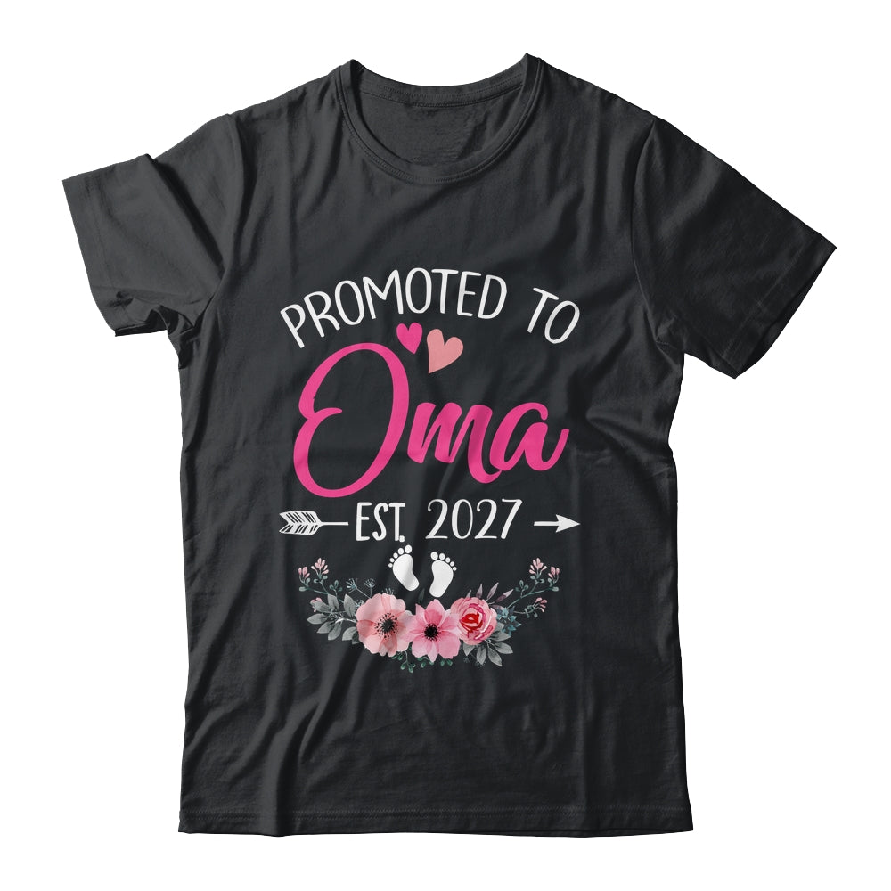 Promoted To Oma Est 2027 Mothers Day First Time Shirt & Tank Top | teecentury