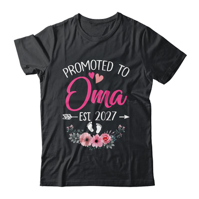 Promoted To Oma Est 2027 Mothers Day First Time Shirt & Tank Top | teecentury