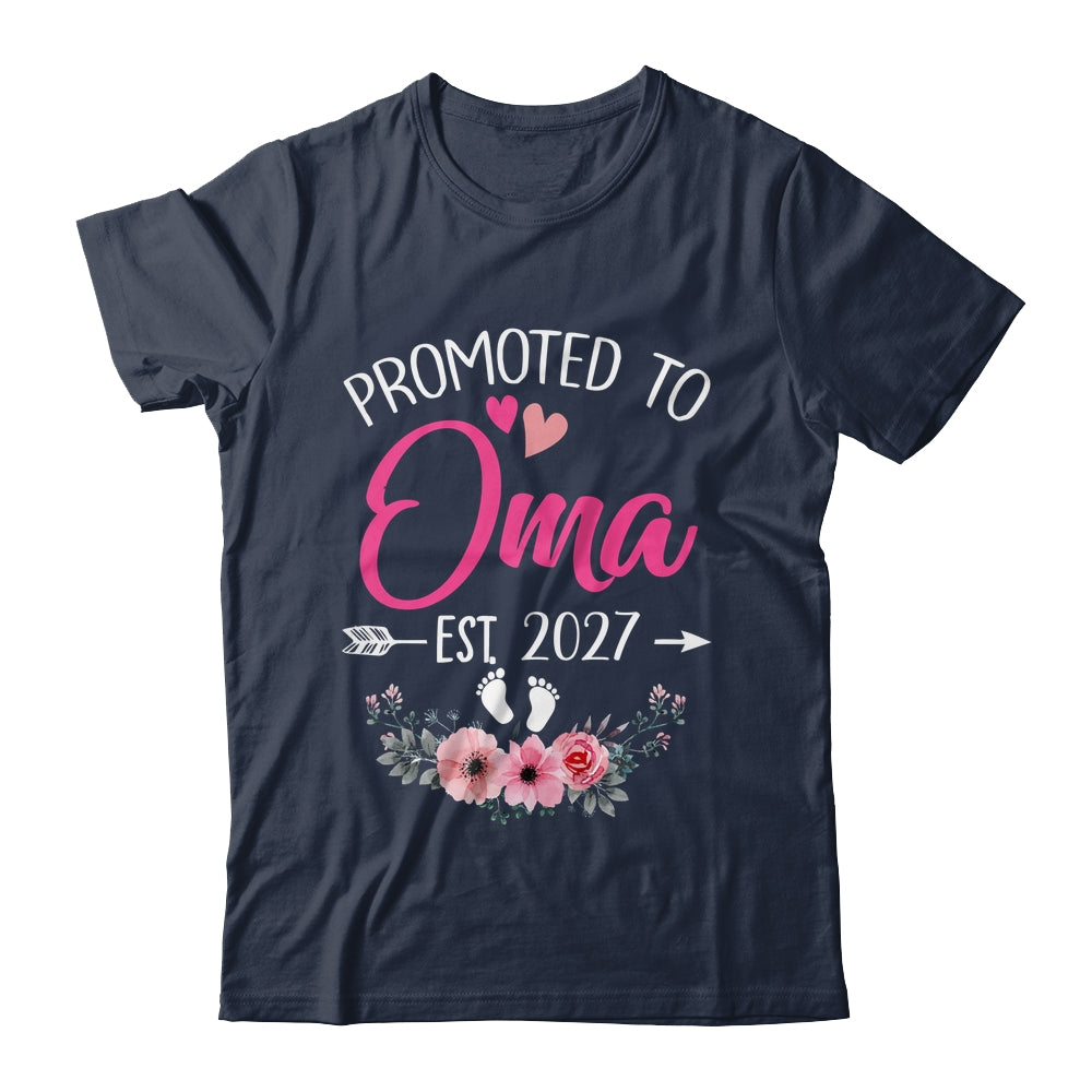 Promoted To Oma Est 2027 Mothers Day First Time Shirt & Tank Top | teecentury