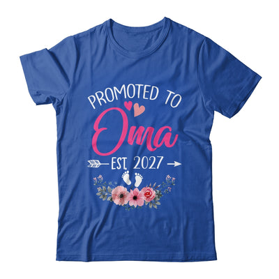 Promoted To Oma Est 2027 Mothers Day First Time Shirt & Tank Top | teecentury