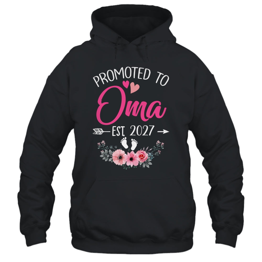 Promoted To Oma Est 2027 Mothers Day First Time Shirt & Tank Top | teecentury