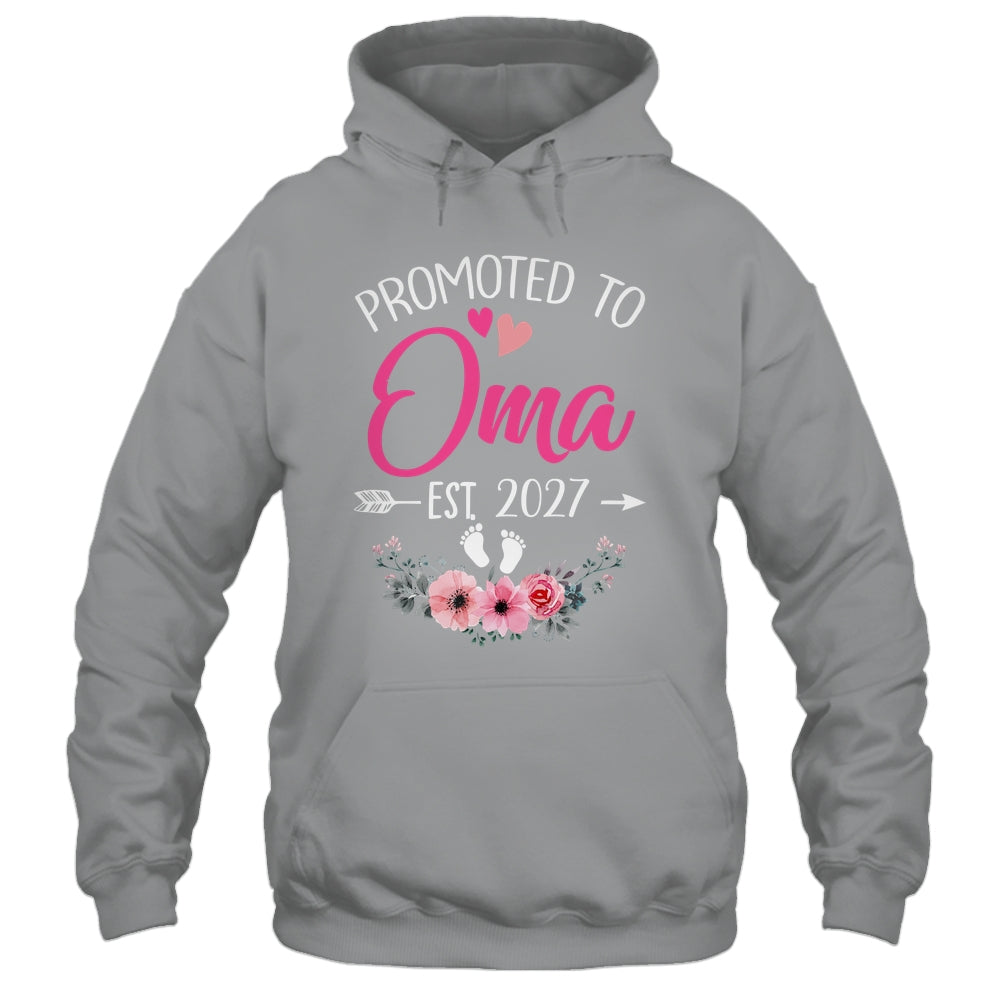 Promoted To Oma Est 2027 Mothers Day First Time Shirt & Tank Top | teecentury