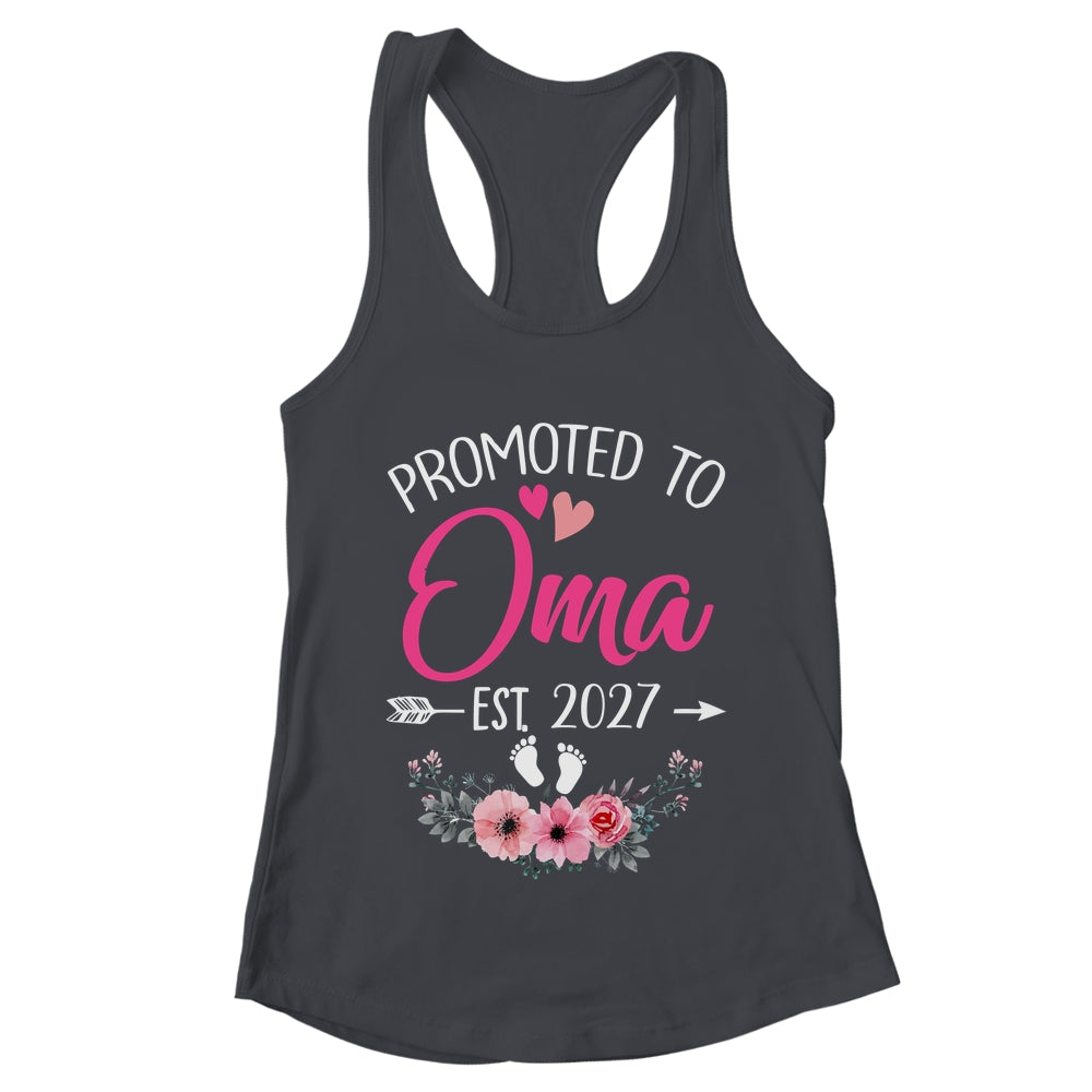 Promoted To Oma Est 2027 Mothers Day First Time Shirt & Tank Top | teecentury