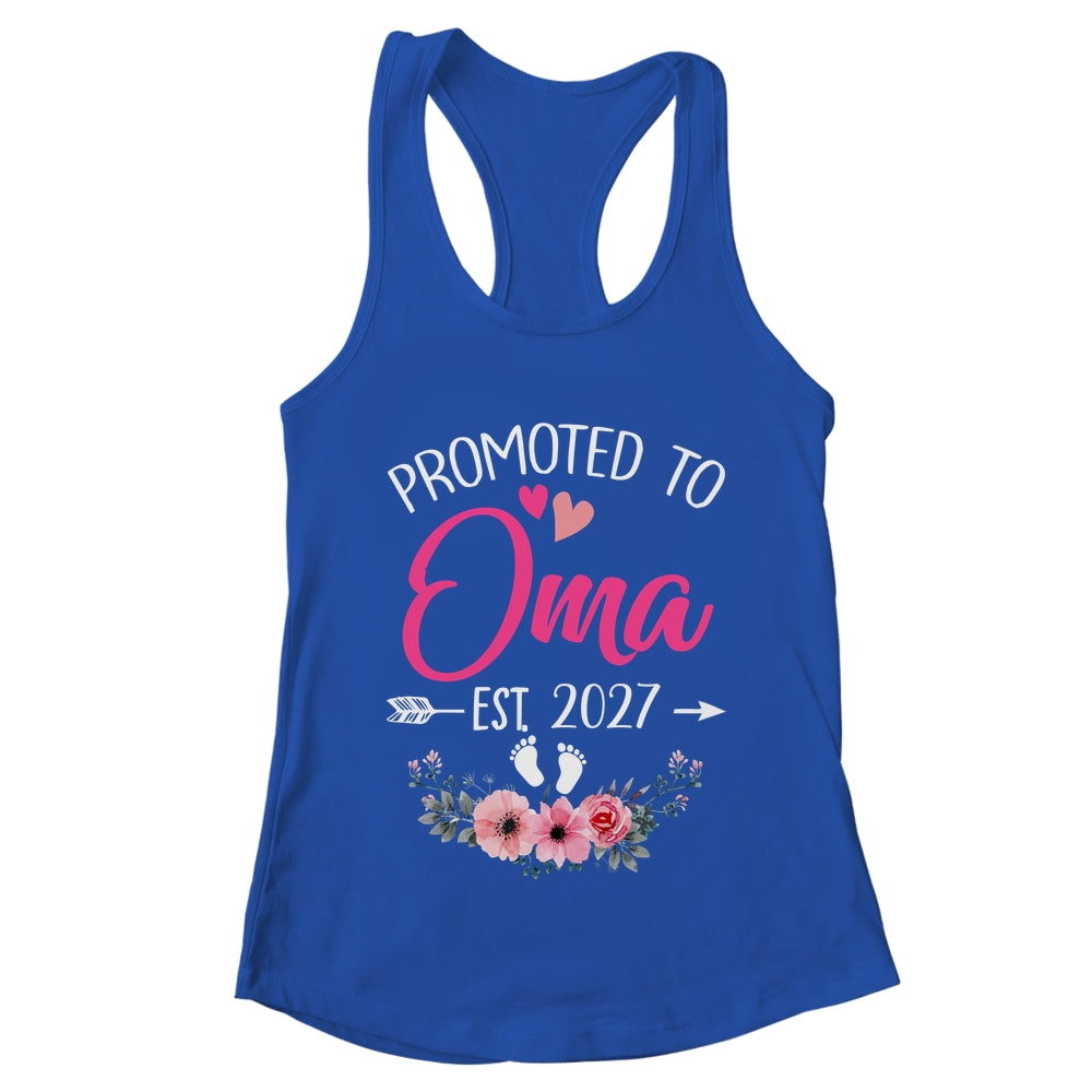 Promoted To Oma Est 2027 Mothers Day First Time Shirt & Tank Top | teecentury