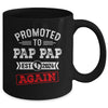 Promoted To Pap Pap Again 2024 Pregnancy Announcement Mug | teecentury