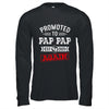 Promoted To Pap Pap Again 2025 Pregnancy Announcement Shirt & Hoodie | teecentury