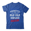 Promoted To Pap Pap Again 2026 Pregnancy Announcement Shirt & Hoodie | teecentury