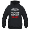 Promoted To Pap Pap Again 2026 Pregnancy Announcement Shirt & Hoodie | teecentury