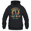 Promoted To Pap Pap Est 2024 Fathers Day Vintage Shirt & Tank Top | teecentury