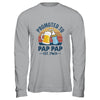 Promoted To Pap Pap Est 2024 First Time Fathers Day Vintage Shirt & Hoodie | teecentury