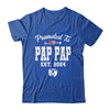 Promoted To Pap Pap Est 2024 Funny First Time Fathers Day Shirt & Hoodie | teecentury