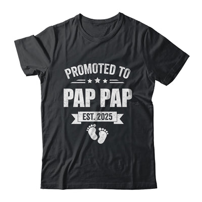 Promoted To Pap Pap Est 2025 Fathers Day First Time New Shirt & Hoodie | teecentury
