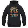 Promoted To Pap Pap Est 2025 Fathers Day Vintage Shirt & Hoodie | teecentury