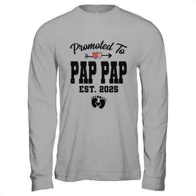 Promoted To Pap Pap Est 2025 First Time Fathers Day Shirt & Hoodie | teecentury