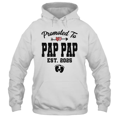 Promoted To Pap Pap Est 2025 First Time Fathers Day Shirt & Hoodie | teecentury