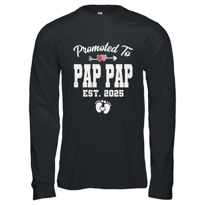 Promoted To Pap Pap Est 2025 Funny First Time Fathers Day Shirt & Hoodie | teecentury