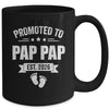Promoted To Pap Pap Est 2026 Fathers Day First Time New Mug | teecentury