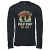 Promoted To Pap Pap Est 2026 Fathers Day Vintage Shirt & Hoodie | teecentury