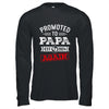 Promoted To Papa Again 2024 Pregnancy Announcement Shirt & Hoodie | teecentury