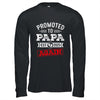 Promoted To Papa Again 2025 Pregnancy Announcement Shirt & Hoodie | teecentury