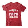 Promoted To Papa Est 2024 Fathers Day First Time New Papa Shirt & Hoodie | teecentury