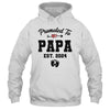 Promoted To Papa Est 2024 First Time Fathers Day Shirt & Hoodie | teecentury